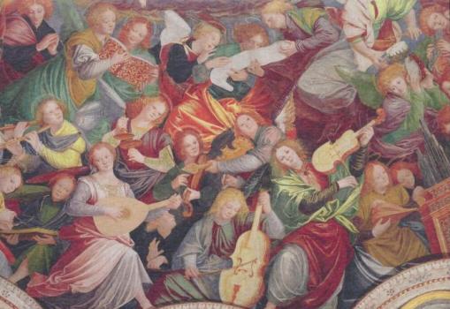 Musizierende Engel. The Concert of Angels. Le concert des anges, 1534-1536 
