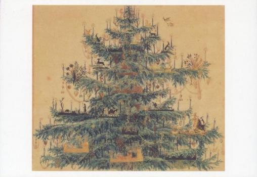 Berliner Weihnachtsbaum. Christmas Tree. Sapin de Noel, um 1856 