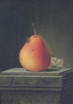 Stilleben mit Birne und Insekten, 1765 