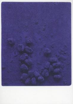 Relief eponge bleu, sans titre, (RE 19) 1958 