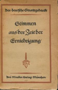 Stimmen aus der Zeit der Erniedrigung. Ausgew. u. eingel. v. Rudolf Vaupel. 