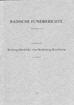 Reihengräberfelder von Heidelberg-Kirchheim. Text- u. Tafelband. 