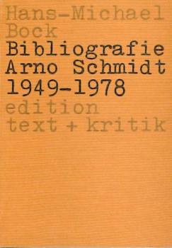 Bibliografie Arno Schmidt 1949 - 1978. 2. verb. u. erg. Aufl. 
