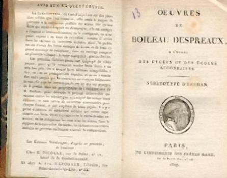 Oeuvres. À l'usage des écoles secondaires. Stéréotype d'Herhan. 8. Aufl. 