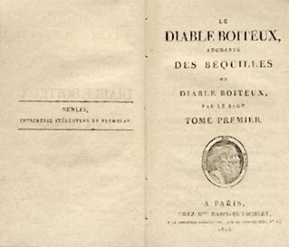 Le Diable Boiteux, augmenté des béquilles du diable boiteux. 2 Teile in 1 Band. 