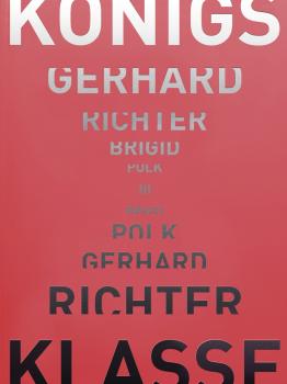 Königsklasse: Gerhard Richter - Brigid Polk. 