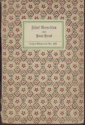 Fünf Novellen. 