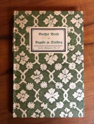 Goethes Briefe an Auguste zu Stolberg. Hrsg. von Max Hecker. 2. Auflage. 11.-25. Tsd. 