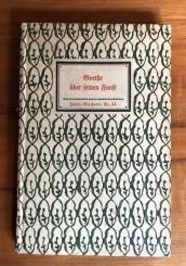 Goethe über seinen Faust. 