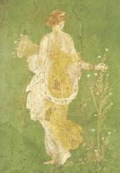Fresko von Stabia. Flora, Der Frühling. The Spring. Le Printemps. 