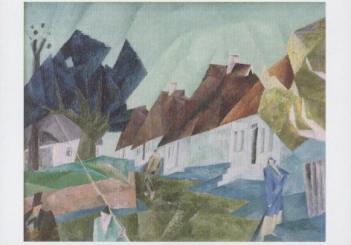 Das Dorf Alt-Sallenthin, um 1912 